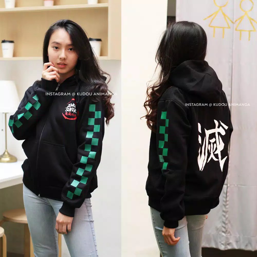 Demon slayer hoodie shopee hotsell