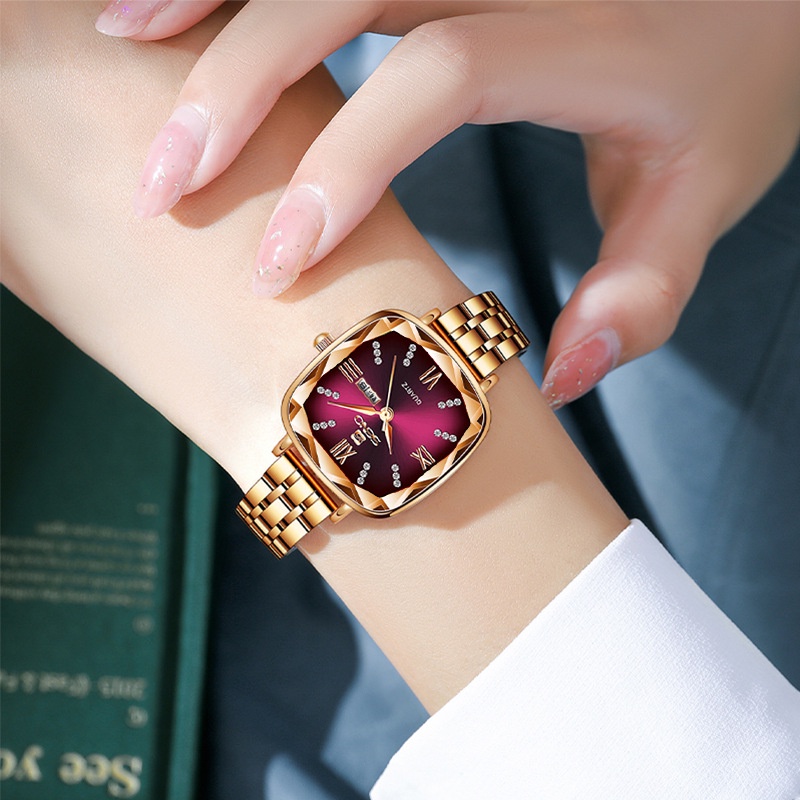 {Limited Special Offer} Retro Small Square Watch Steel Band Ladies ...