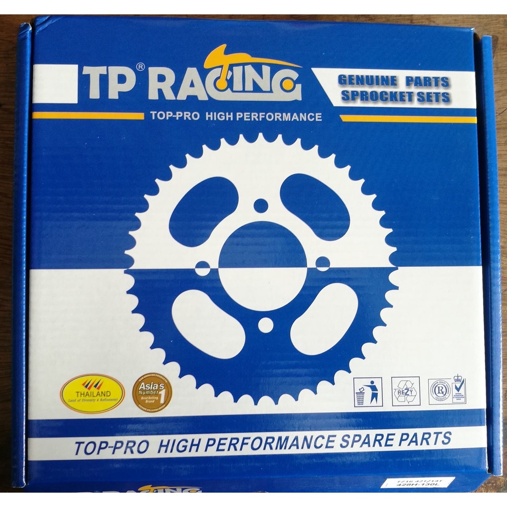 SPROCKET SET TP RACING BRAN SMASH/SHOGUN | Shopee Philippines