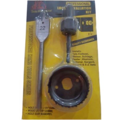 Door lock on sale hole saw