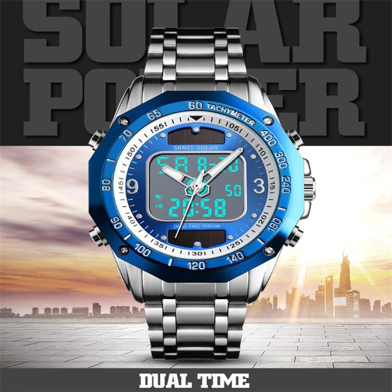 Skmei discount solar watch