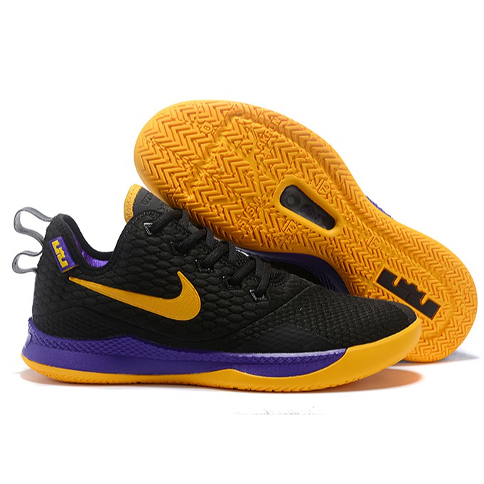 Lebron james shoes store black and yellow