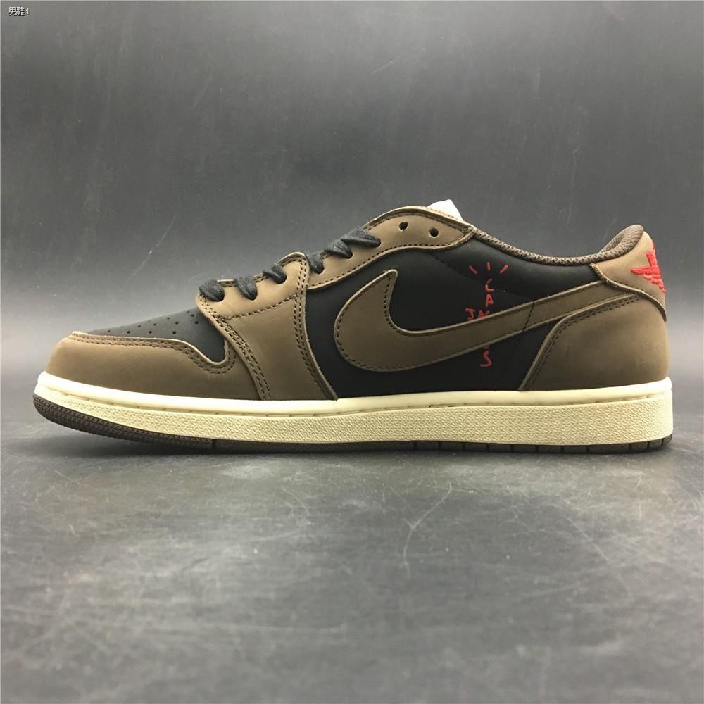 Travis scott x air jordan 1 low hot sale og sp dark mocha