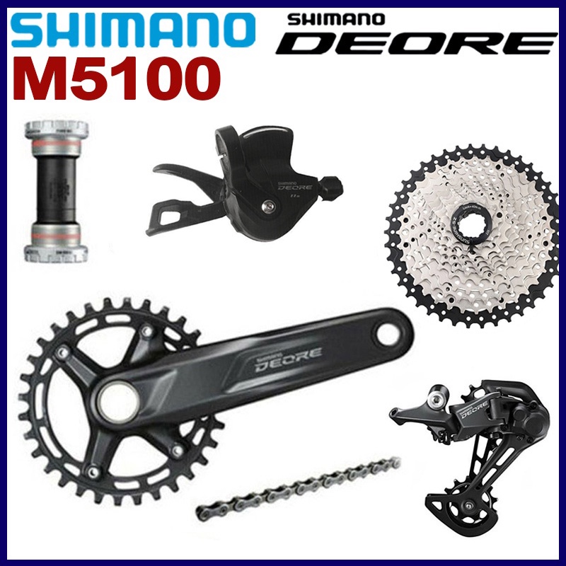 2x11 Groupset Shimano GRX FC-RX810-1 Guarnitura 1x11 Black
