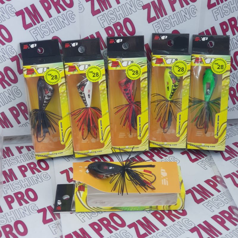 35mm 9 gram EXP JAW MINI Jump Frog wood frog katak kayu Wooden Frog ...