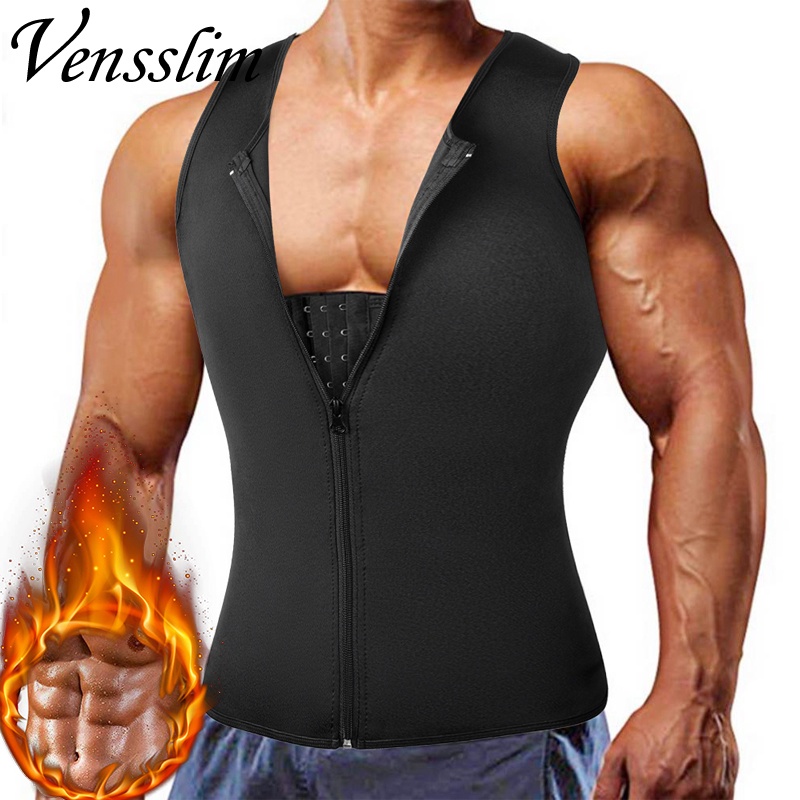 Neoprene Slimming Belt Belly Men Slimming Vest Body Shaper Neoprene Abdomen  Fat Burning Shaperwear Waist Sweat Corset