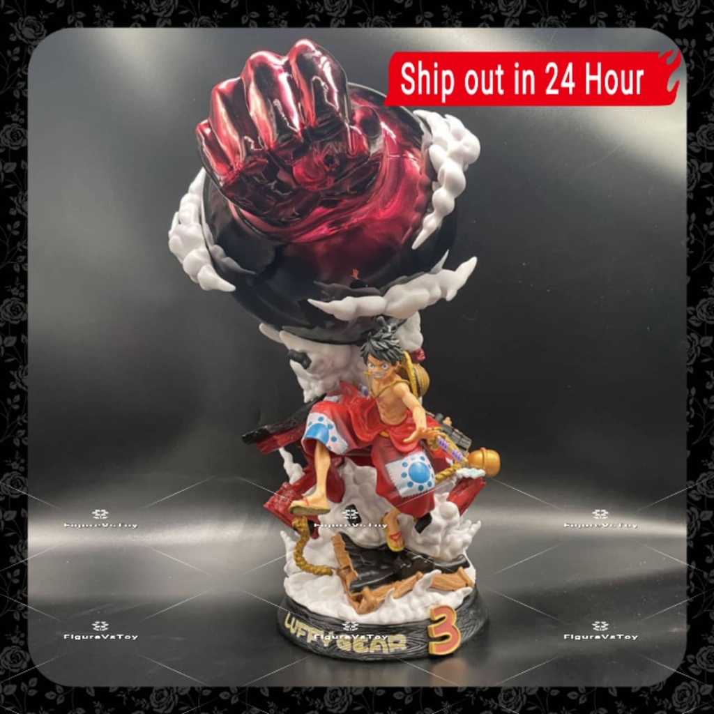 STOCK40CM ONE PIECE THIRD GREAR MONKEY D.LUFFY SUPER HUGE COPY RESIN GK ...