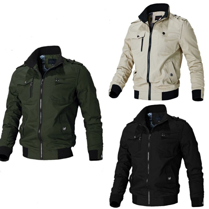 Emw Bomber Jacket Men Fashion Casual Winter Jacket Outwear high quality Jacket Mens jacket Shopee Philippines