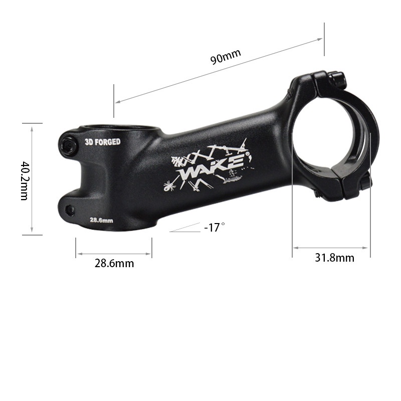 Black wake stem outlet