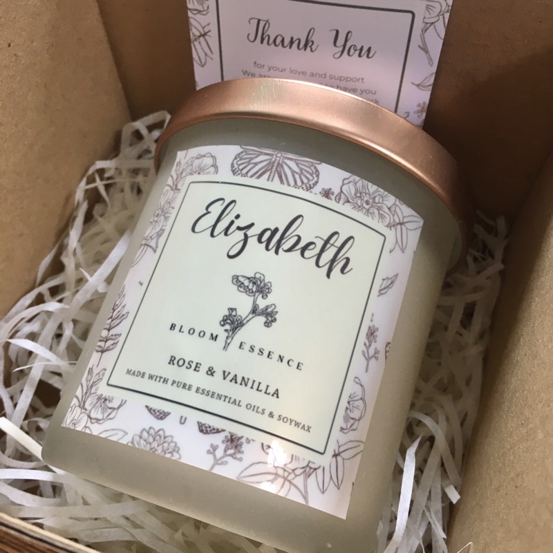 Personalized Scented Candles Corporate Giveaways Wedding Favors