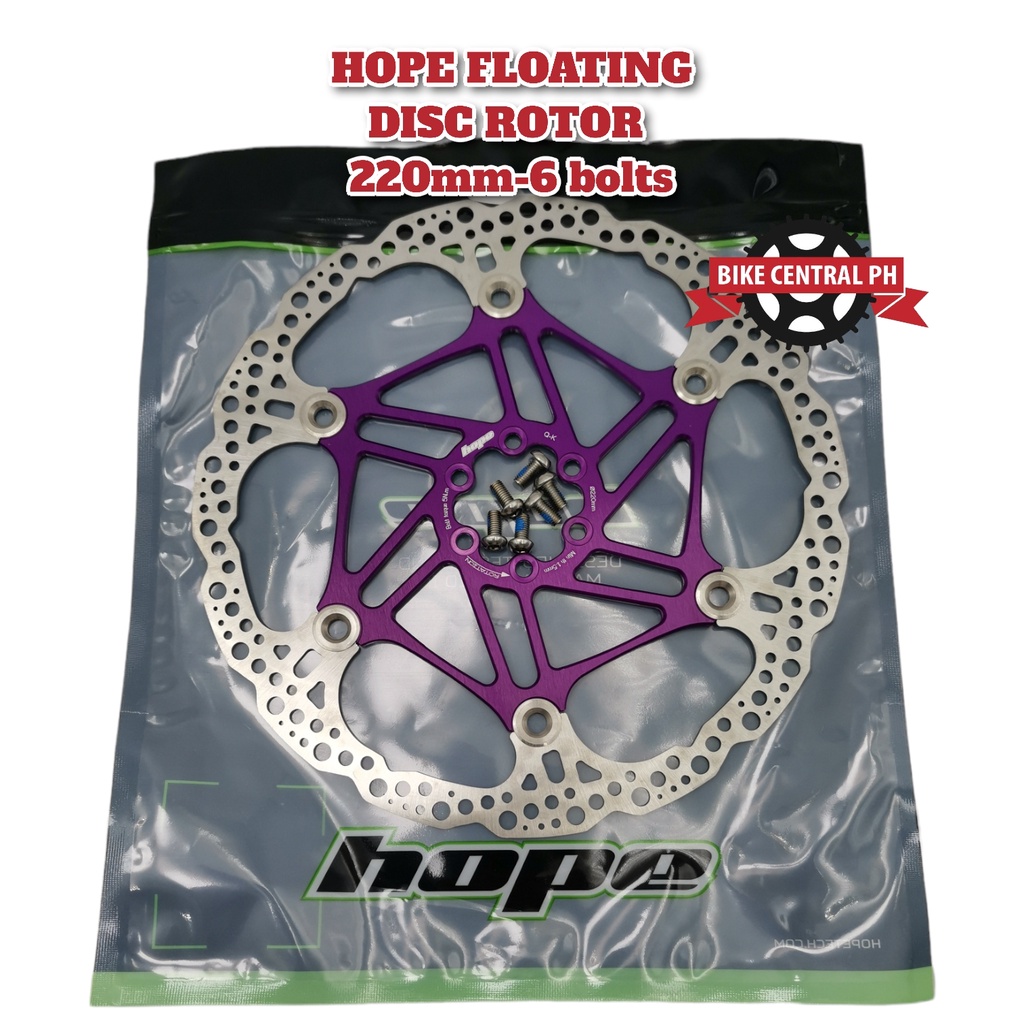 HOPE FLOATING DISC ROTOR 6BOLTS 160/180/203/220MM 1PC Shopee
