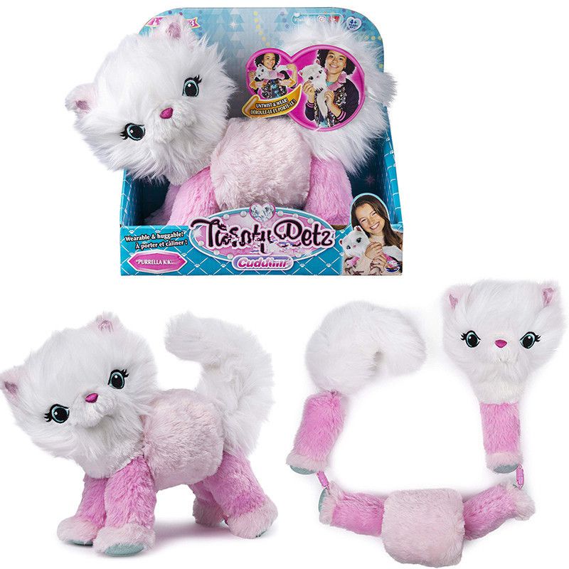 Twisty Cuddlez Purrella Petz Kitty Transforming Collectible Plush Toy ...