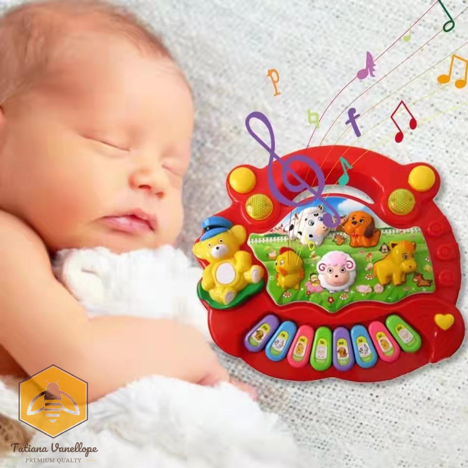 [COD] Musical Instrument Toy Baby Kids Animal Farm Piano Developmental ...