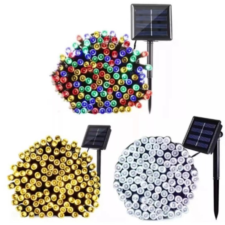 10M Solar 100L Led String Fairy Light Party Outdoor Christmas Decorate ...