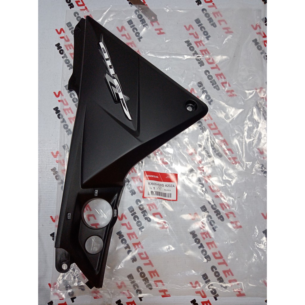 CB 110 SIDE COVER BLACK (HPI) (GENUINE: Left- 83600-KWS-A20ZA / Right ...