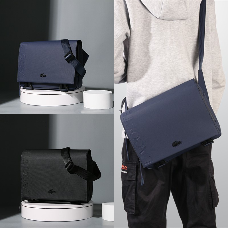 Lacoste discount messenger bag