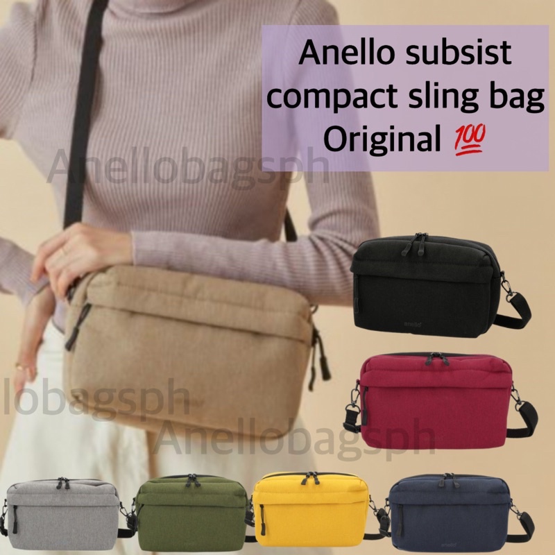 Anello sling bag size hot sale
