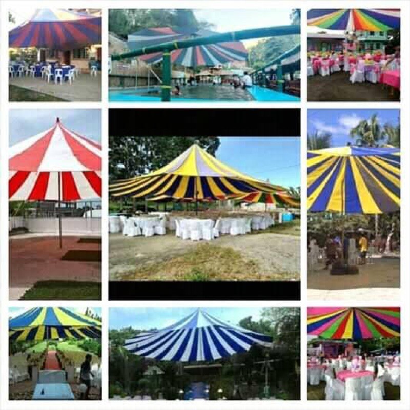 Parachute Canopy Tent 2ply and waterresistant in various sizes