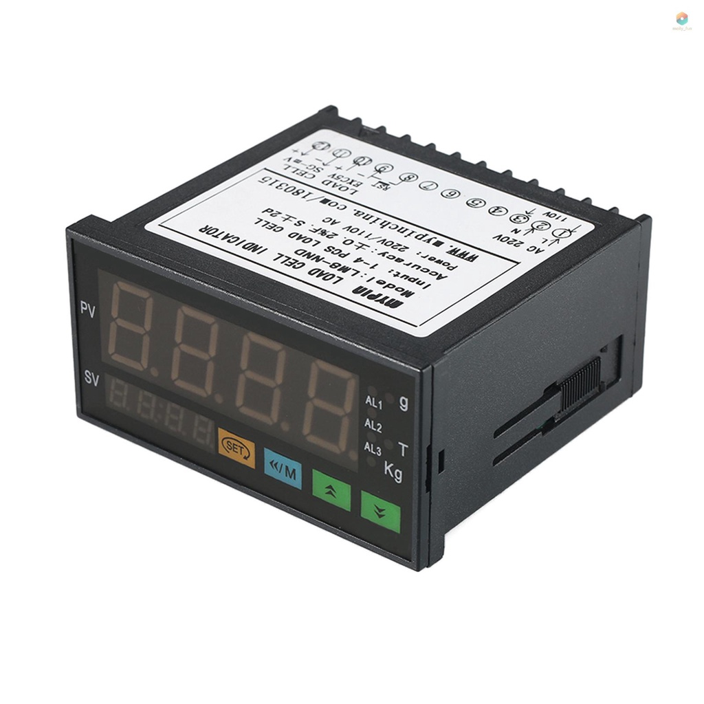 Digital LED Display Weighing Meter Load-cells Indicator 1~4 Load Cells ...