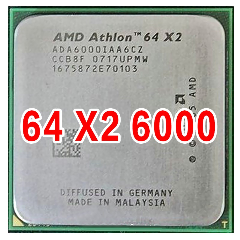 AMD Athlon 64 x2 5000+ 5200+ 5400+ 5600+ 5800+ 64 x2 6000+ AM2 dual ...
