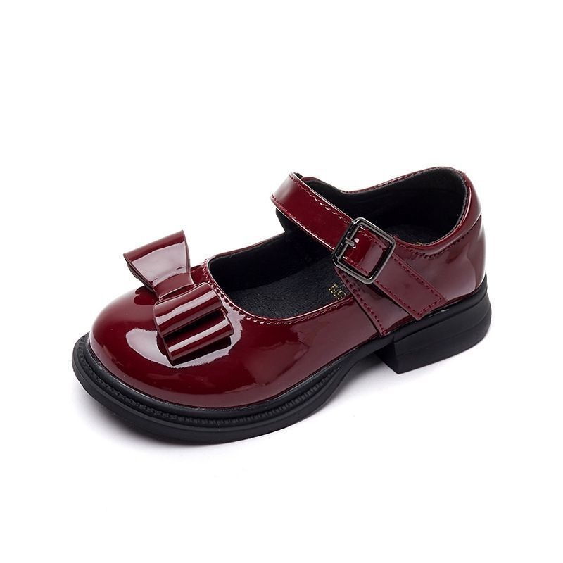 Black Shoes for Kids Girls School Shoes British Style Fashion Girls ...