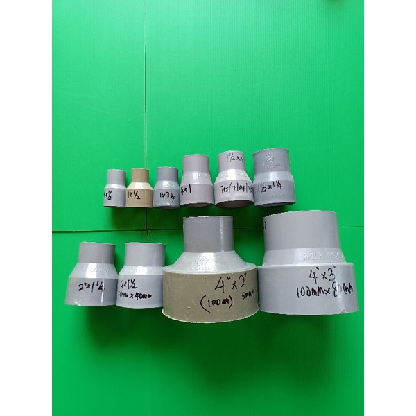 PVC FITTING(REDUCING SOCKET, REDUCING TEE, REDUCING ELBOW) | Shopee ...