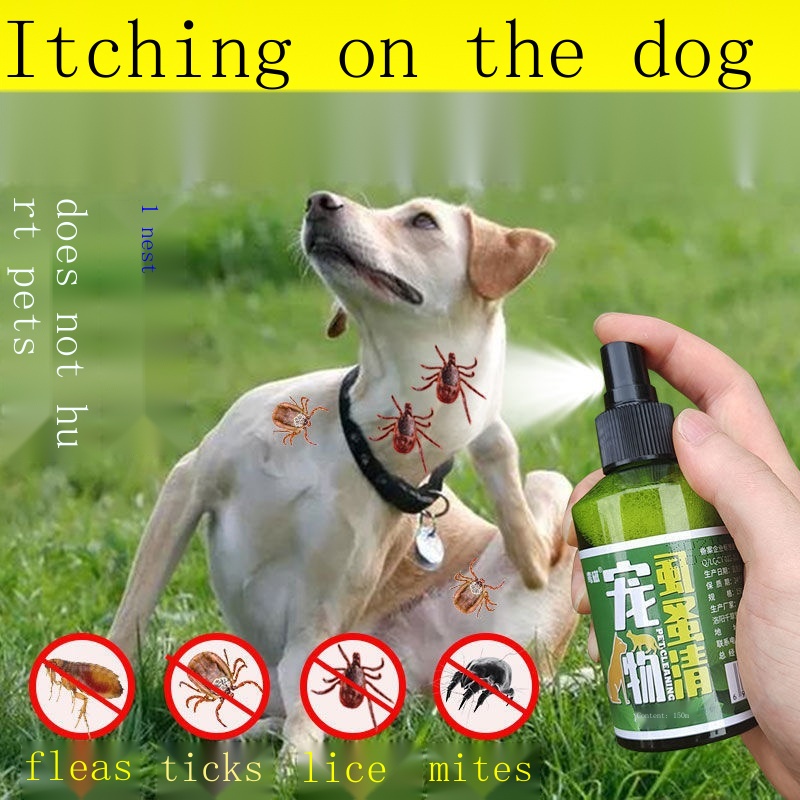 Anti Fleas Ticks [Safety not afraid of licking] In vitro deworming