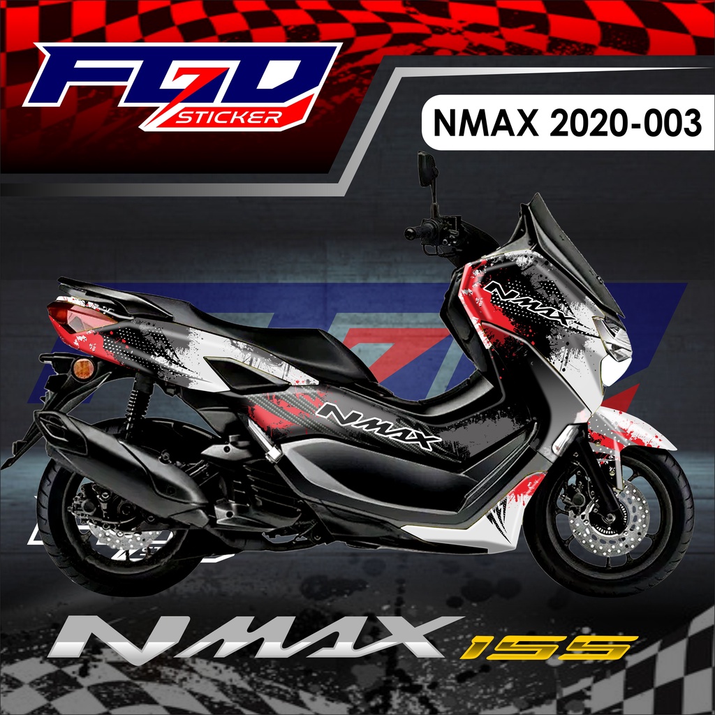 Decal Sticker Yamaha Nmax new 2020 Fullbody graphic 003 | Shopee ...