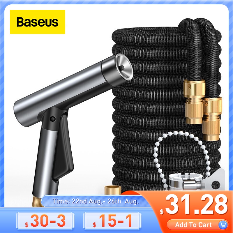Baseus Car Washing Gun Sprayer Nozzle Magic Flexible Hose Car Water Gun