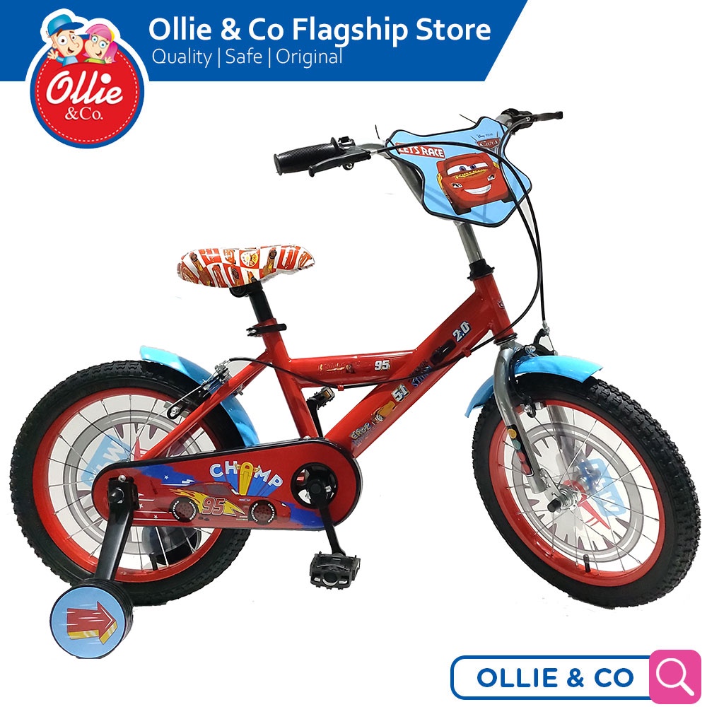 Cars bike with training wheels hotsell