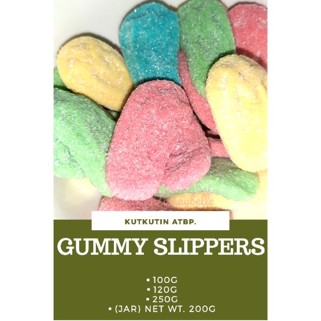 Gummy slippers best sale