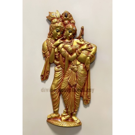 Radha Krishna/Indian Statue/Indian Sculptures/Hindu God/Wall Unit
