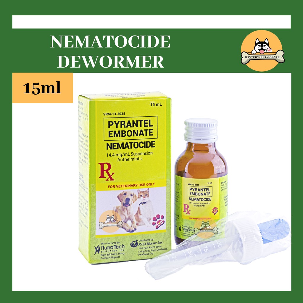 Nematocide Syrup Dewormer for Dogs, Cats, Kittens, Puppies, Small