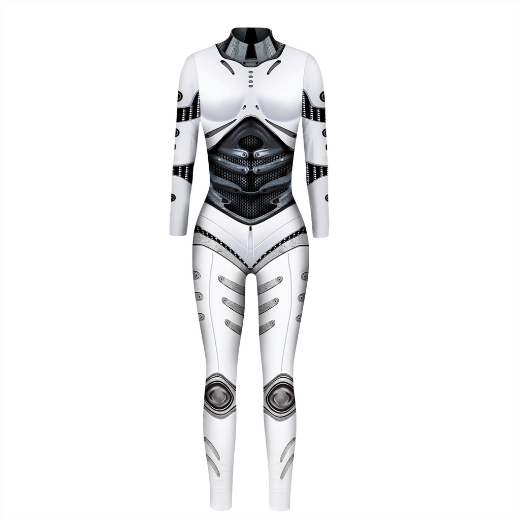 Adult's Cosplay Costume Machine Armor Series 3D Digital Printed Long ...