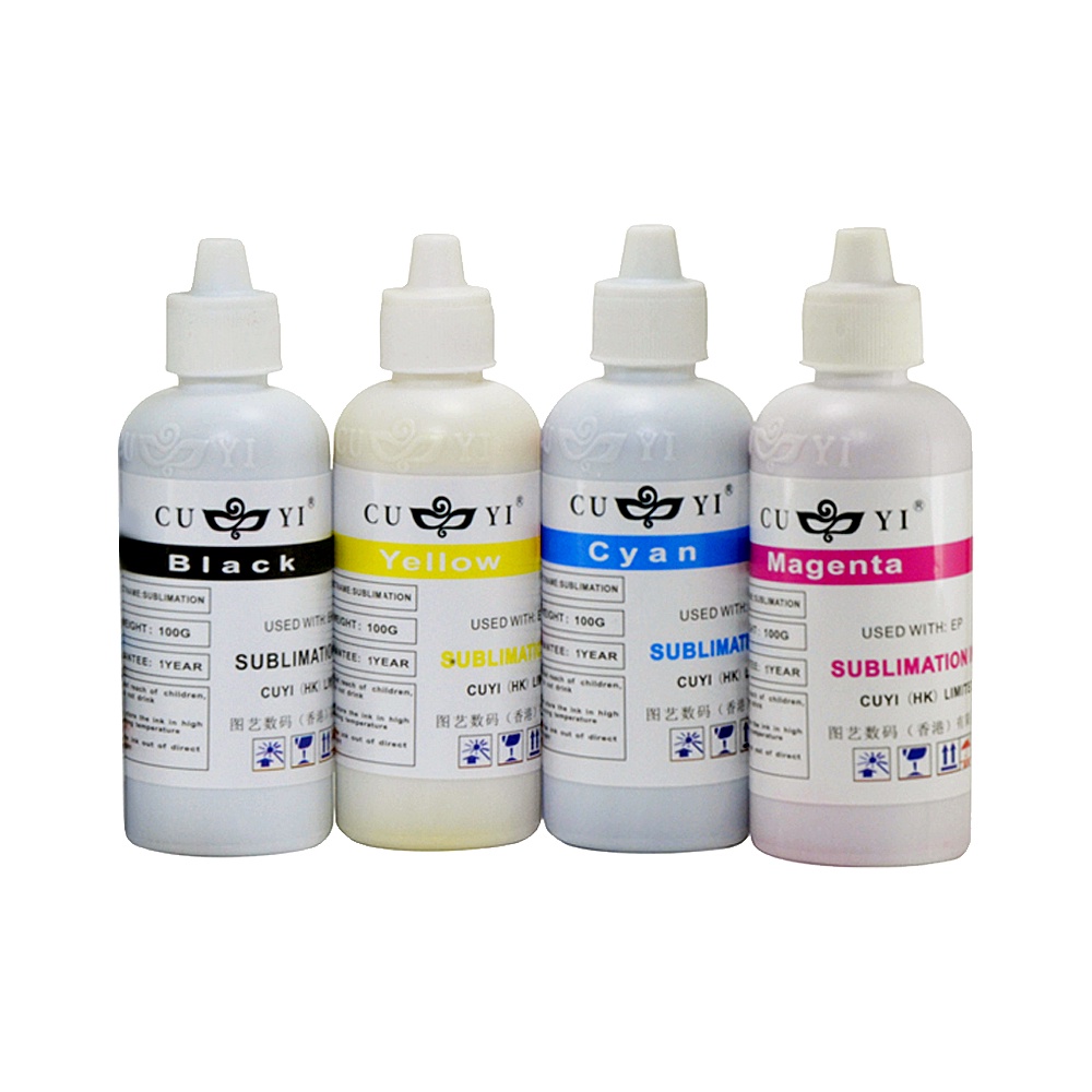 CUYI SUBLIMATION INK SET (4 bottles) | Shopee Philippines