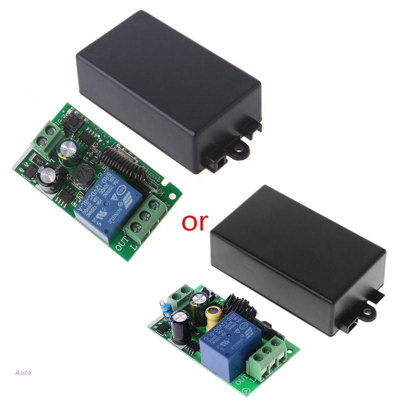 AOTO 433Mhz Universal Wireless Remote Control Switch AC 110V 220V 1CH ...