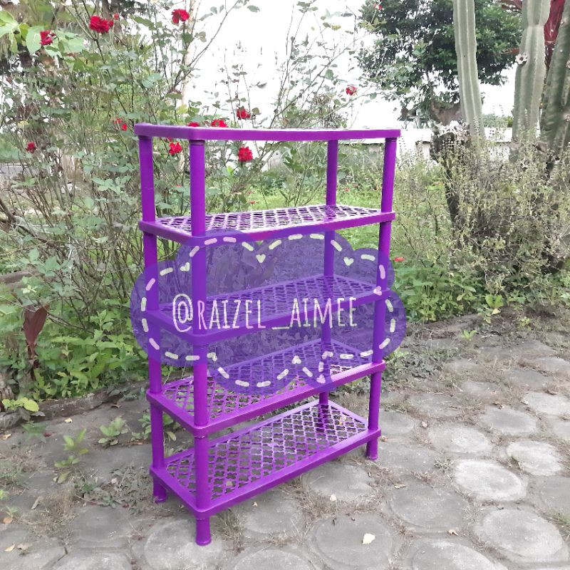 UNGU PURPLE SHOE RACK SUSUN 5 | Shopee Philippines