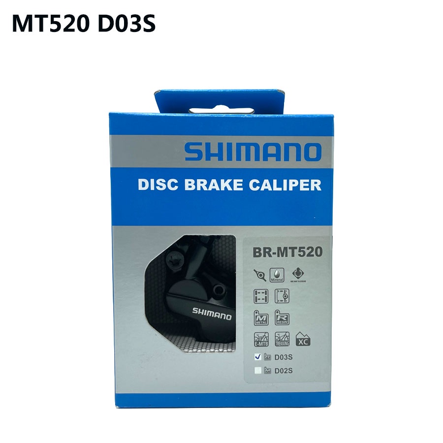 Shimano BR MT520 MT420 Hydraulic Disc Brake 4 pistons Caliper PostMount ...