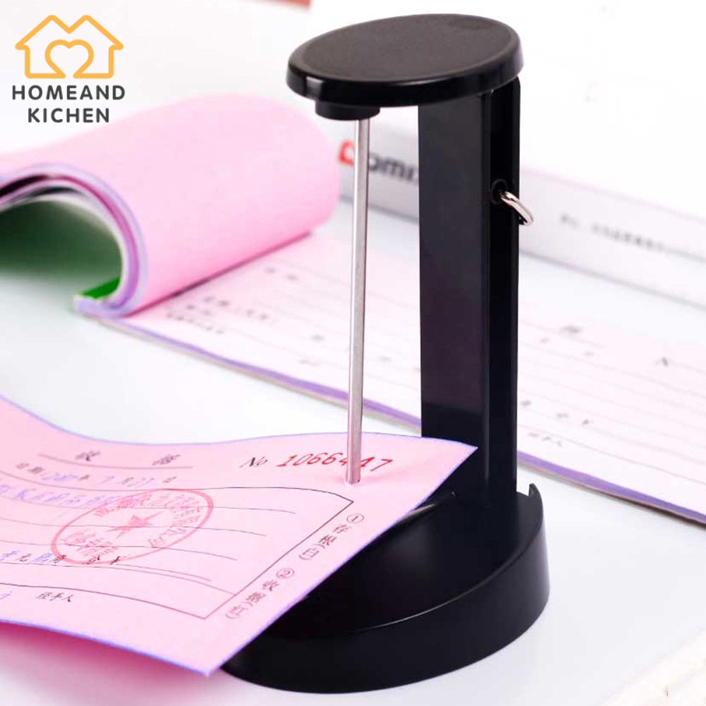 [HOME] Stainless Steel Receipt Holder Spike Bill Memo Note Spike Stick ...