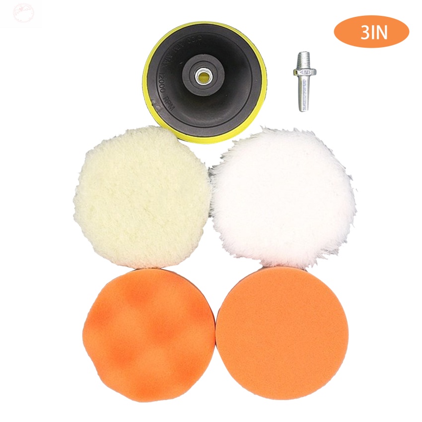 6PCS 3/4 In High quality Car Polishing Disc SelfAdhesive Buffing