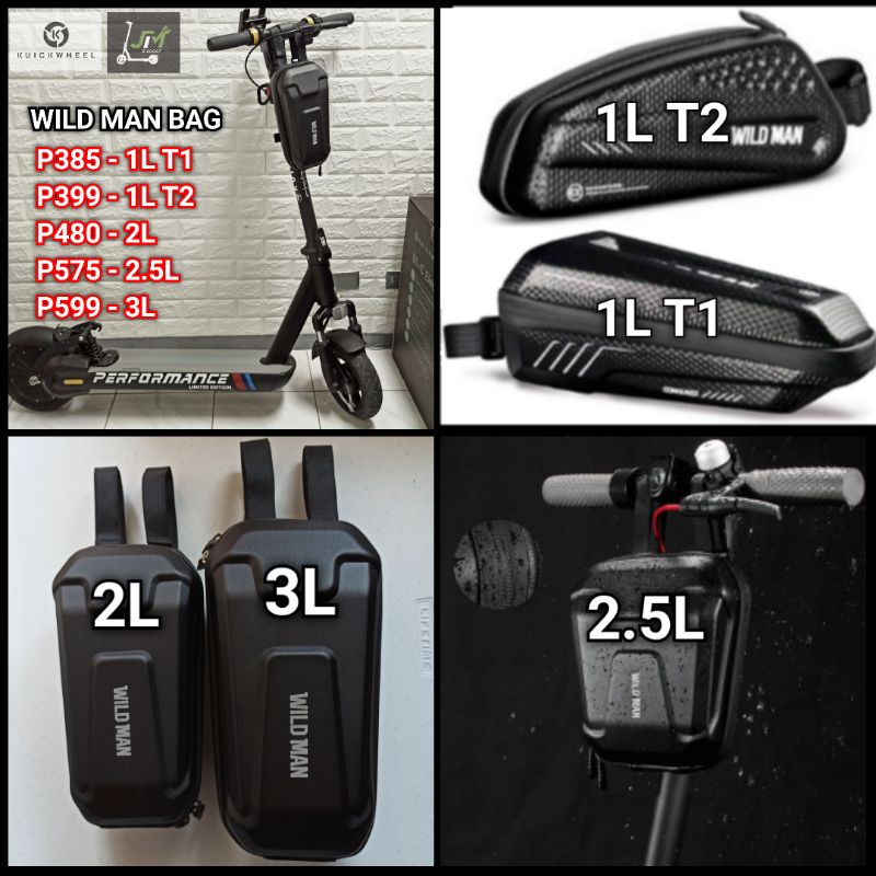 NEW Wildman Bag 2L 2.5L 3L for Bicycle Electric Scooter Shopee Philippines