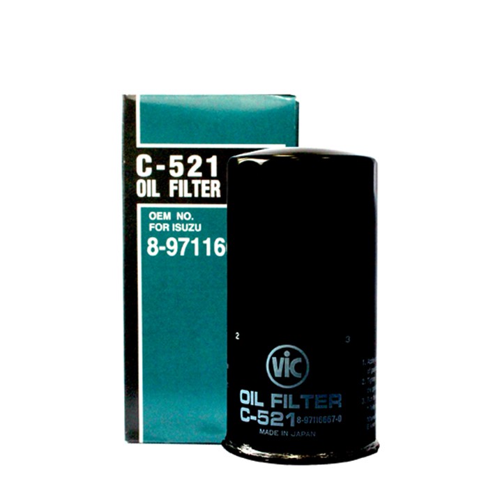 VIC Oil Filter Isuzu Trooper Bighorn 4JB1 / 4JG2/ 4JX1 1990 2020 C