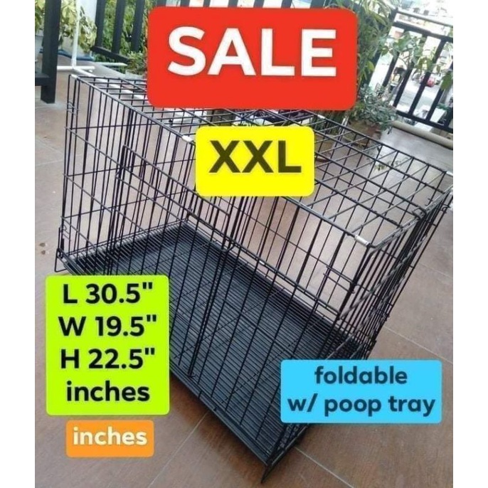 Dog Cages, Pet Cage, XXL cage (foldable,collapsible) Shopee Philippines