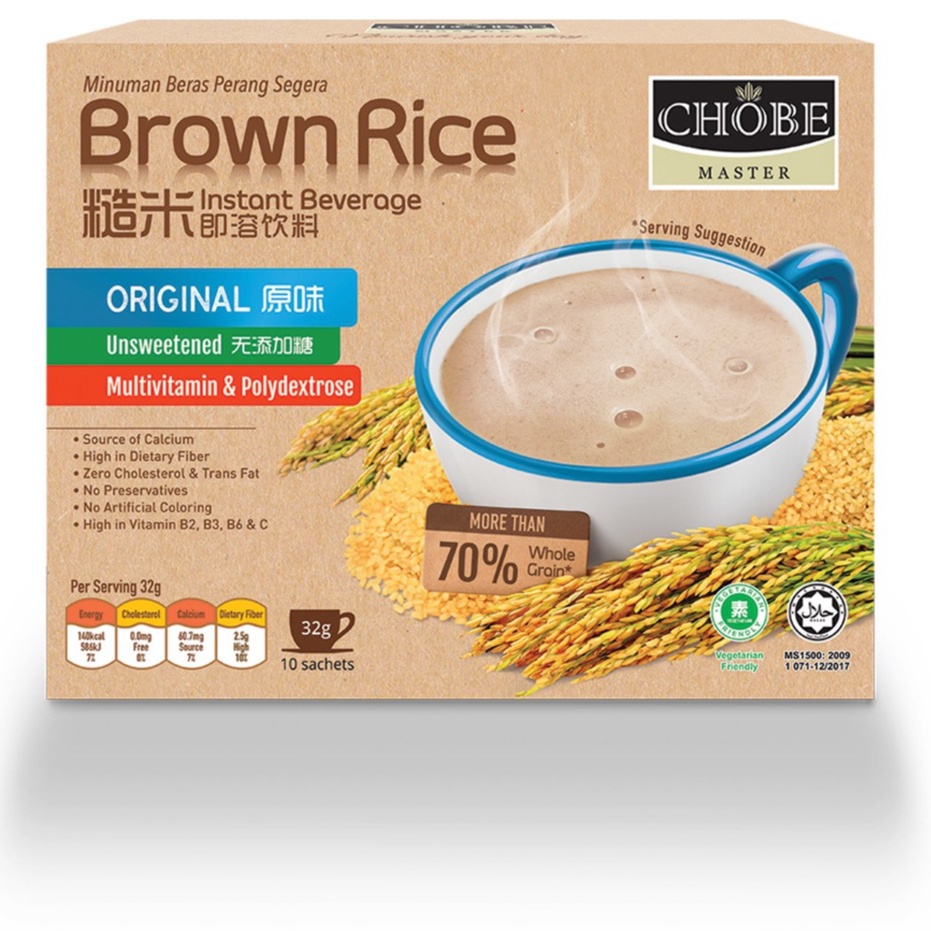 Chobe Master Brown Rice Instant Drink 32g X 10 Sachets | Shopee Philippines