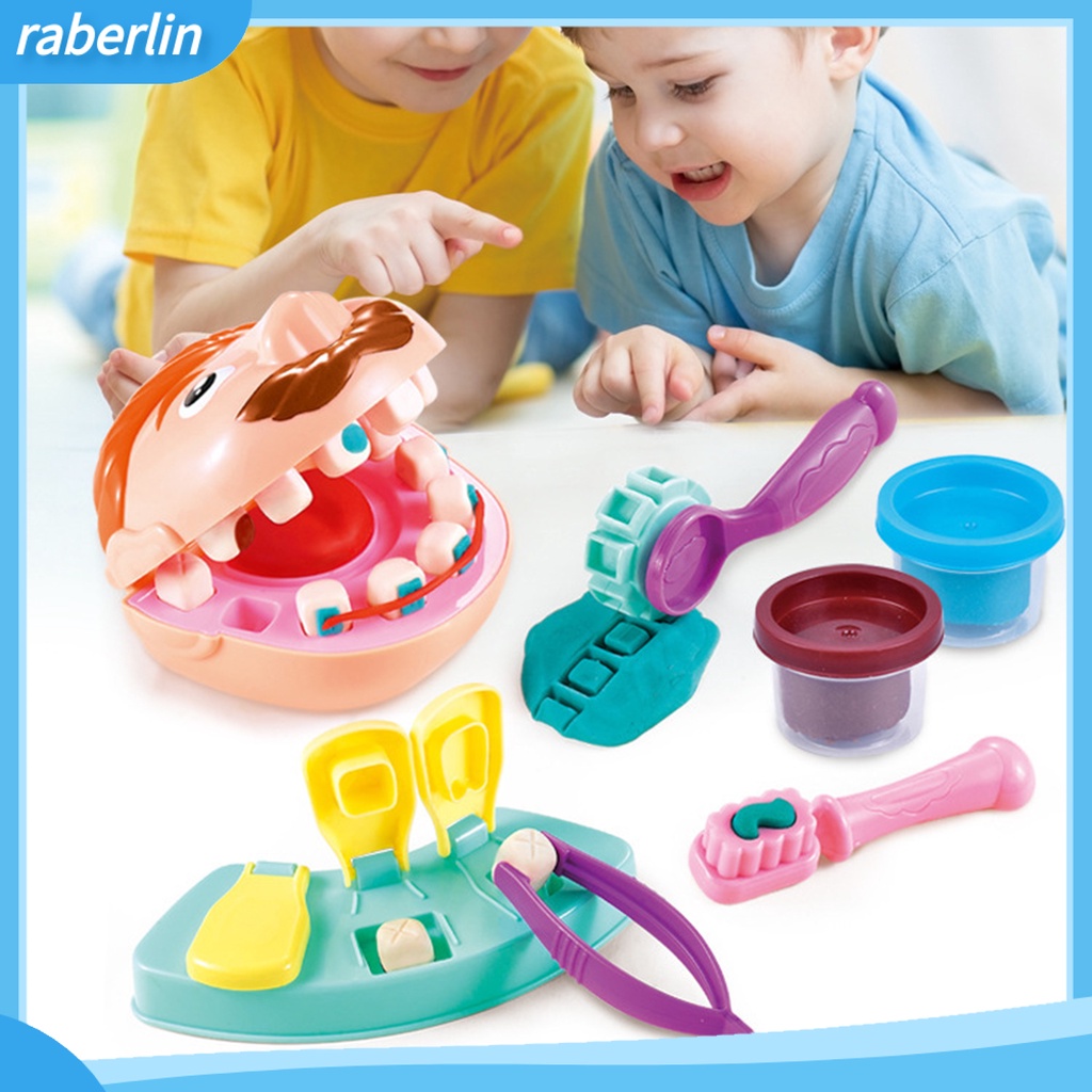 (raberlin) 13Pcs Simulation Dentist Kit Tooth Extraction Clay Model ...