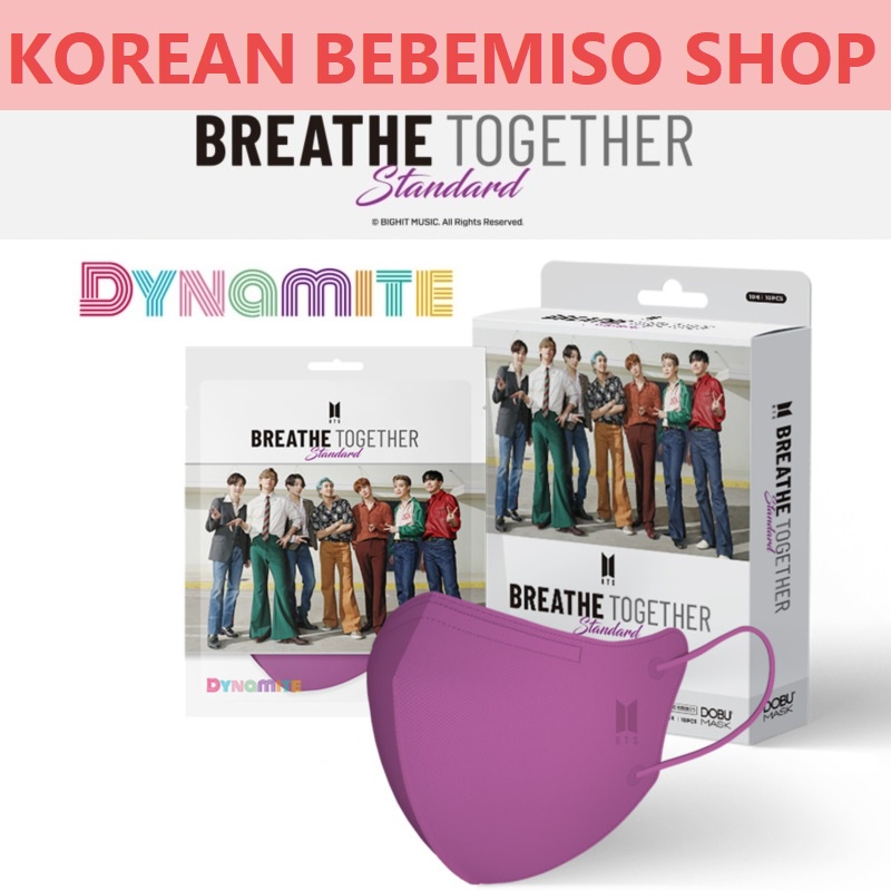 Made in Korea BTS mask BREATHE TOGETHER Standard (30pieces) | Shopee ...