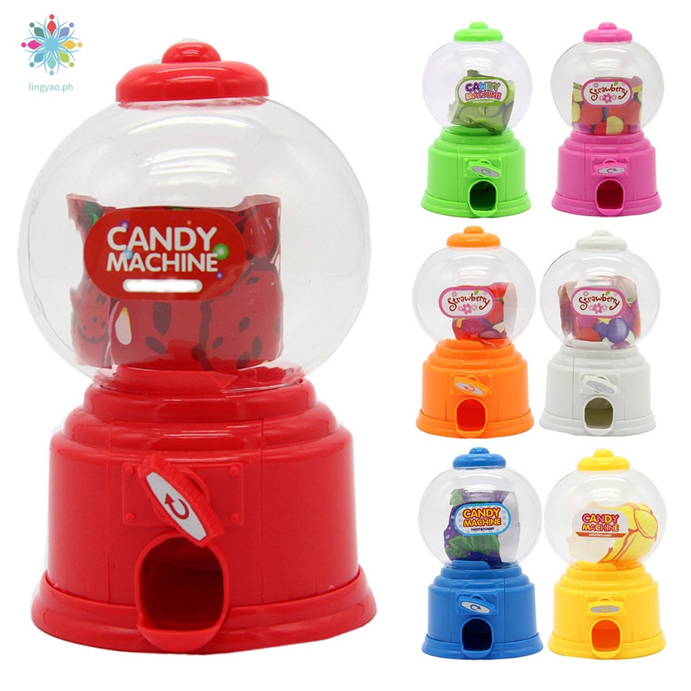 Cute Sweet Mini Candy Machine Bubble Dispenser Coin Bank Kids Toys ...