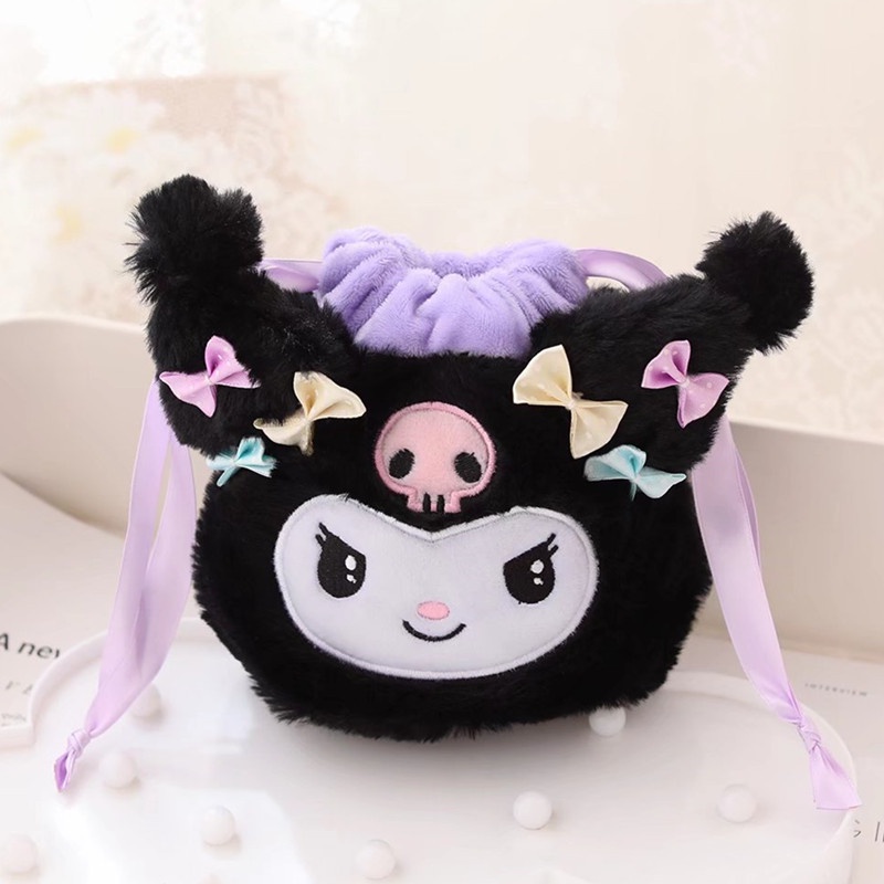 AG Sanrio Kuromi Cartoon cute cape bathrobe hair hoop headband home ...