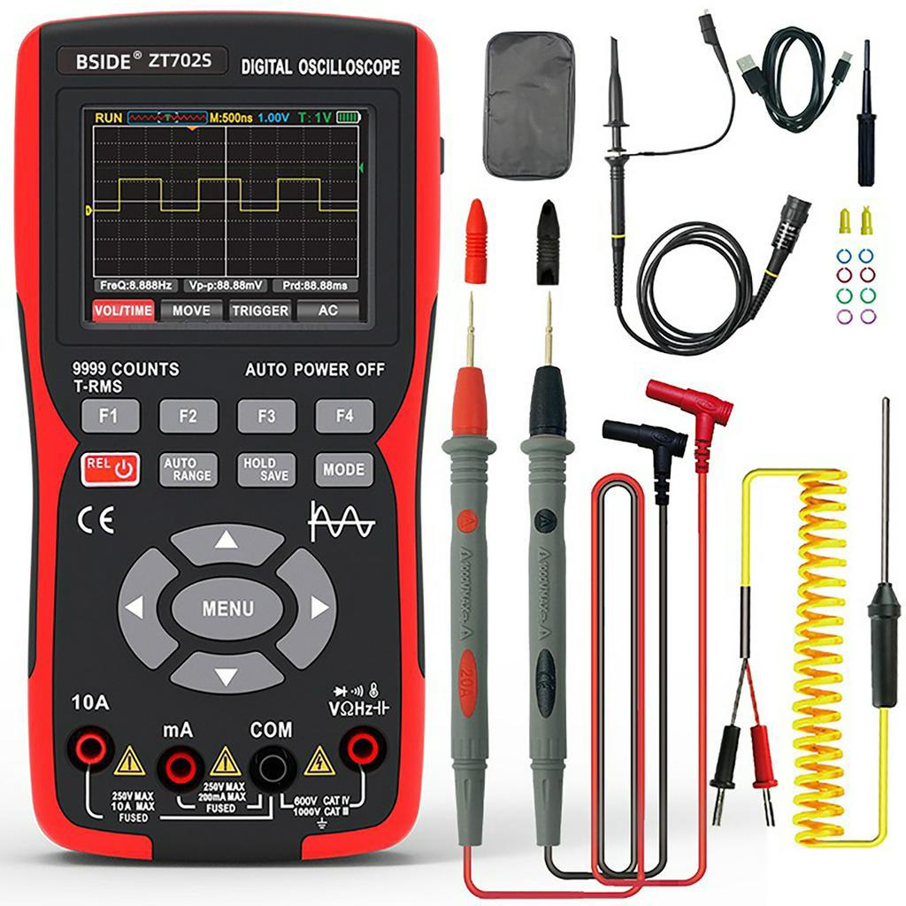 BSIDE Digital Multimeter Oscilloscope Professional Electrician Tester Voltmeter Current Hz Cap