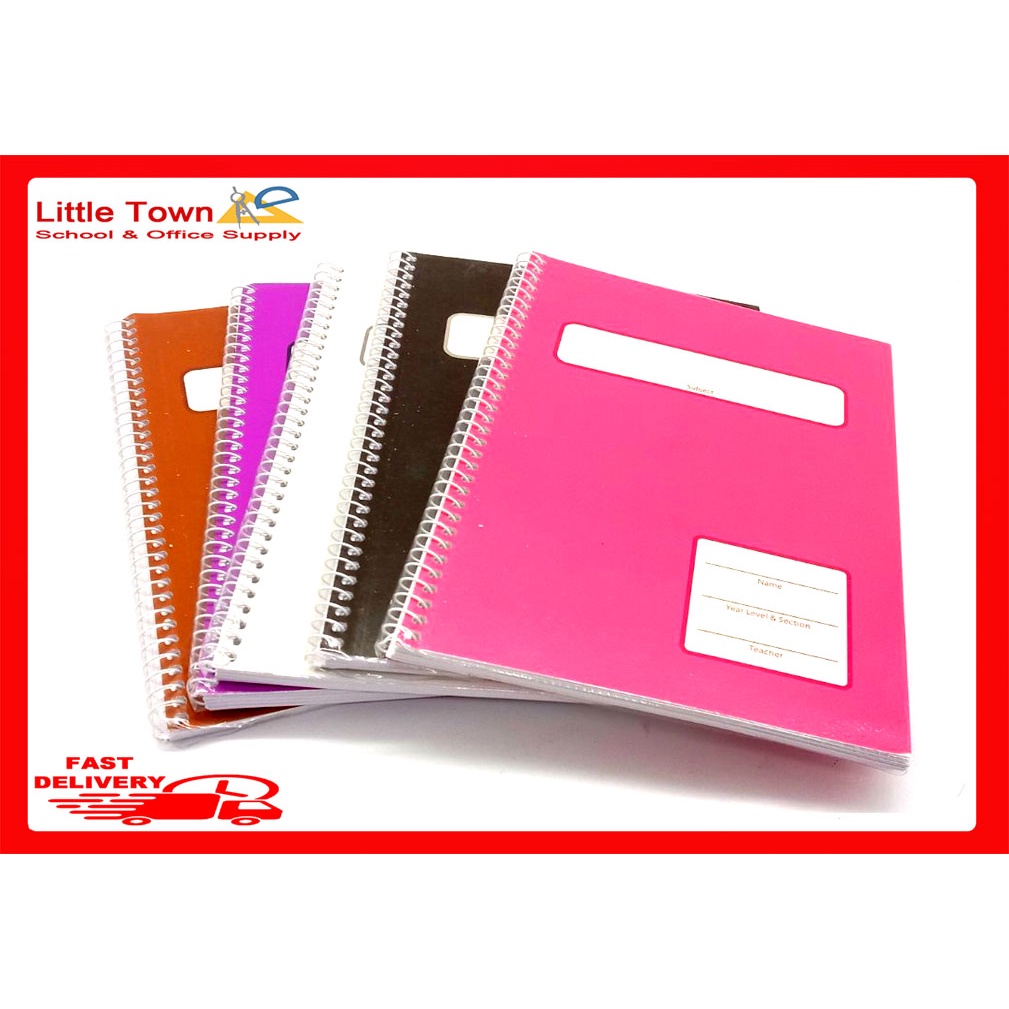 Star Notes Spiral notebook Color Coded with Plastic cover Random Design